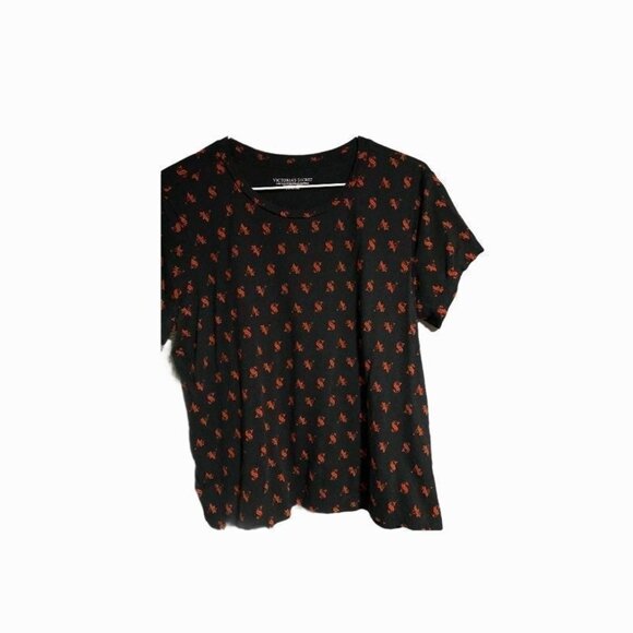 Victoria's Secret Printed Logo T-Shirt Large - Picture 3 of 6